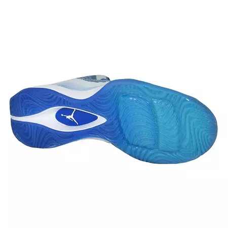 Jordan Super Fly 3 PO "Griffin Gauzy Grey"(115/White/Turquoise-Blue)