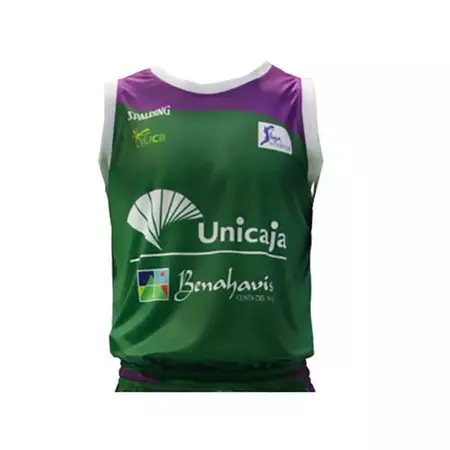 Camiseta Unicaja Málaga ACB 2015/16 (verde/morado)