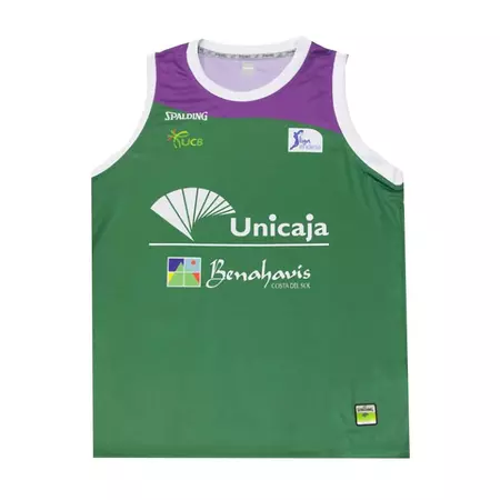 Camiseta Unicaja Málaga ACB 2015/16 (verde/morado)