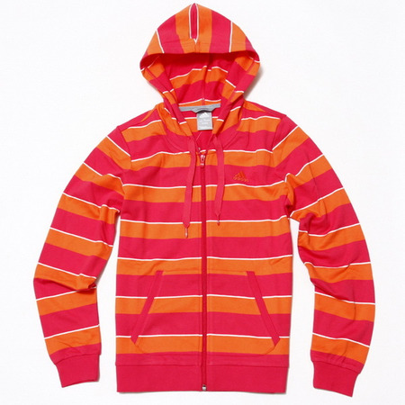 Adidas Chaqueta Essentials Seasonal Striped (Naranja/Rosa)