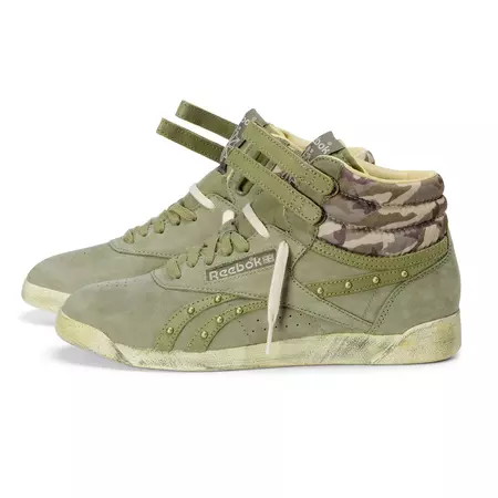 Reebok Zapatillas Mujer Freestyle Hi Italy Studs (verde cargo)