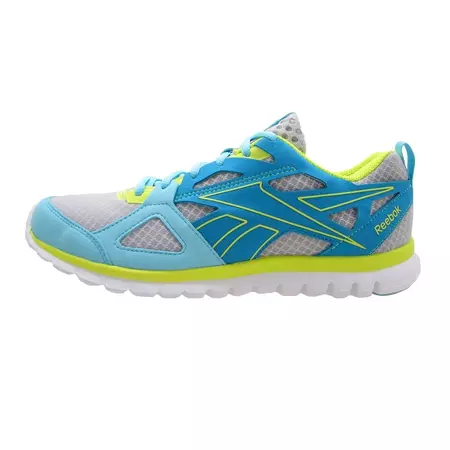 Reebok Mujer SubLite Prime Running (Azul/gris/blanco/lima)