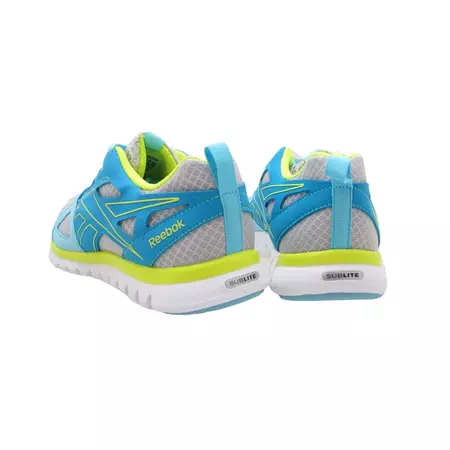 Reebok Mujer SubLite Prime Running (Azul/gris/blanco/lima)