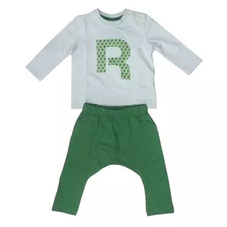 Reebok Chándal Bebé U Jogger Suit (celeste/verde)