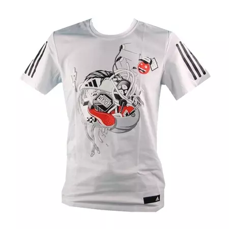 Adidas Camiseta YS Graphic (blanco)