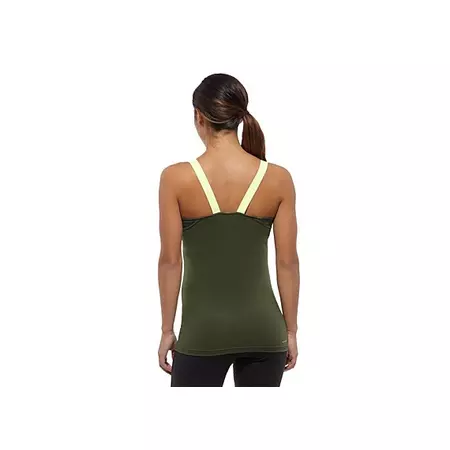 Reebok Tops DT Print LBT A (Verde Caqui/Amarillo)