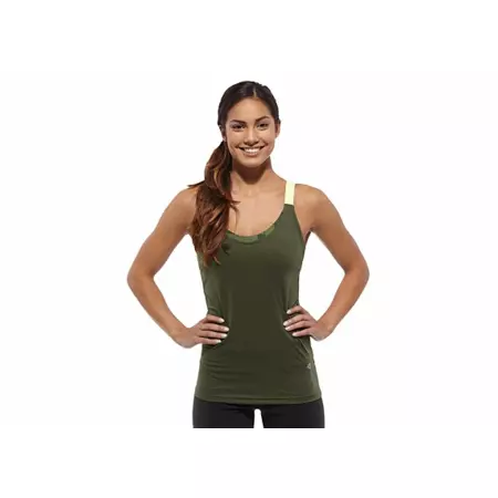 Reebok Tops DT Print LBT A (Verde Caqui/Amarillo)