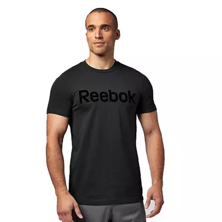 Reebok Camiseta Hombre BL (negro)