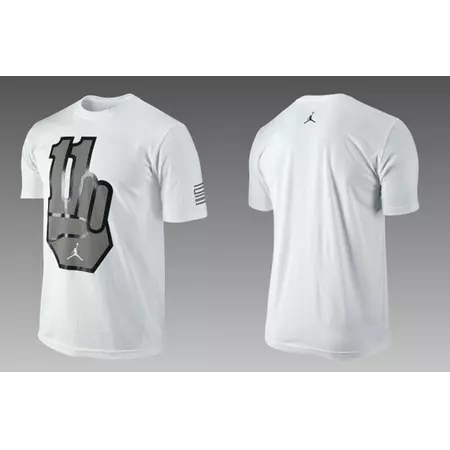Camiseta Jordan Retro 11 For Peace (blanco)