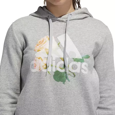 Adidas Athletics Floral Badge of Sport Hoodie