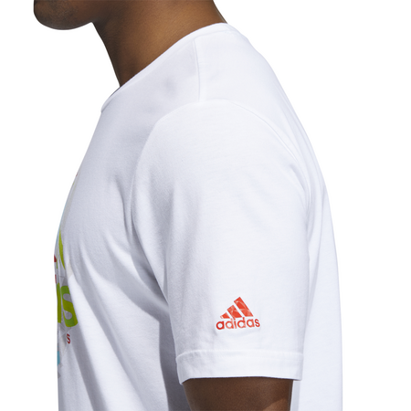 Adidas Basketaball Badge of Sport Tee "White"
