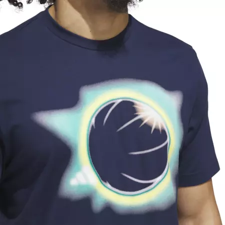 Adidas Basketball Novelty Eclipsed Graphic Tee "Night Indigo"
