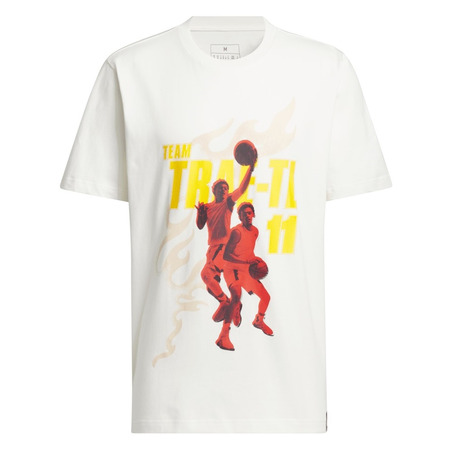 Adidas Basketball Team Trae Young Tee "Off-White"