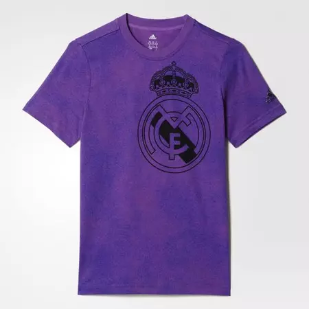 Adidas Camiseta Youth Real Madrid (ray purple/crystal white)