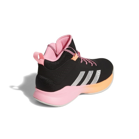 Adidas Cross Em Up 5 Kids Wide "Black-Beam Pink"