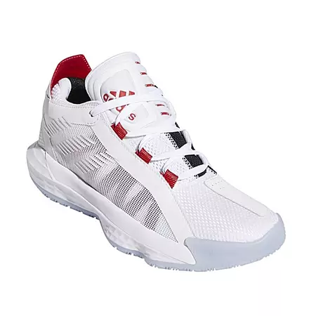 Adidas Dame 6 J "White and Red"