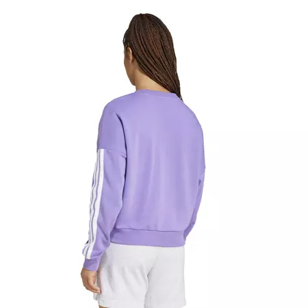 Adidas Essentials 3-Stripes French Terry Sweatshirt "Purple"
