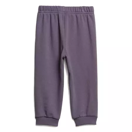 Adidas Essentials Allover Print Jogger Set "Clear Pink"
