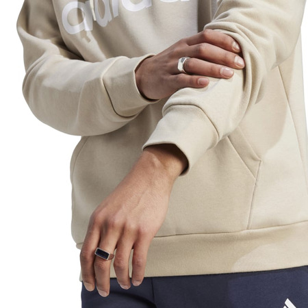 Adidas Essentials Fleece Big Logo Hoodie "Beige"