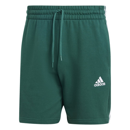 Adidas Essentials French Terry 3-Stripes Short "Collegiate Green"