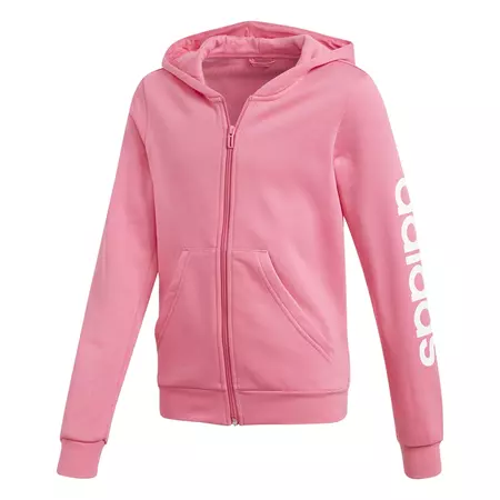 Adidas Essentials Linear Junior Full Zip Hoodie