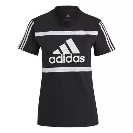 Adidas Essentials Logo Colorblock Cotton Tee