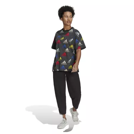 Adidas Essentials Multi-colored Logo Boyfriend T-Shirt