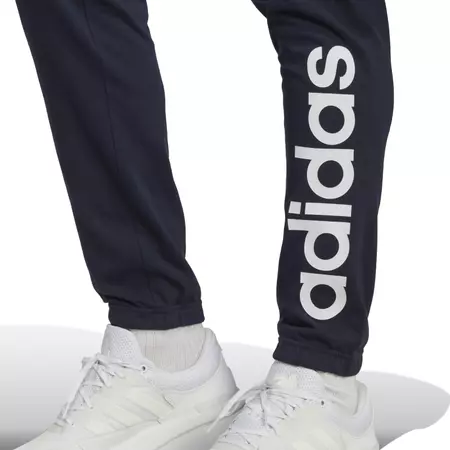 Adidas Essentials Single Jersey Tapered Cuff Logo Joggers