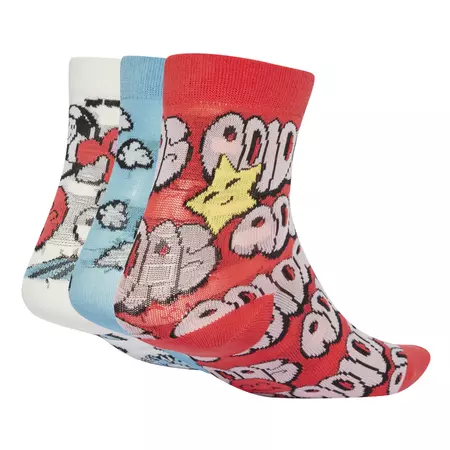Adidas Fun Socks 3 Pairs Kids "semi lucid"