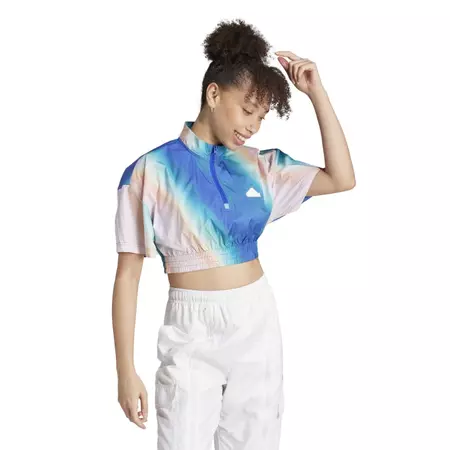 Adidas Future Icons Woven T-Shirt "Lucblu"