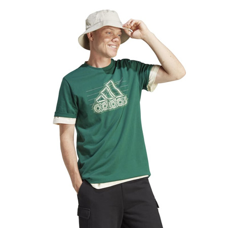 Adidas Growth Badge Graphic T-Shirt "Collegiate Green"