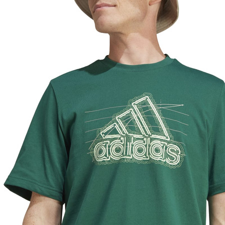 Adidas Growth Badge Graphic T-Shirt "Collegiate Green"