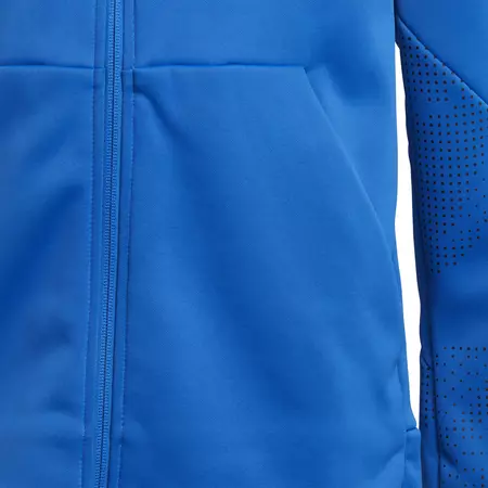 Adidas Junior FZ Training Climawarm Hoodie (Blue)