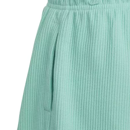 Adidas Junior Lounge Waffle Knit Loose Shorts