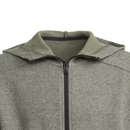 Adidas Junior Stadium FZ Hoodie (stadium htr/base green)