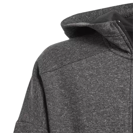 Adidas Junior Stadium FZ Hoodie (Stadium htr/Black)