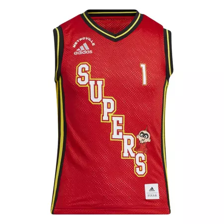 Adidas Kids Basketball Disney Pixar Metroville Tank Top "Vivid Red"