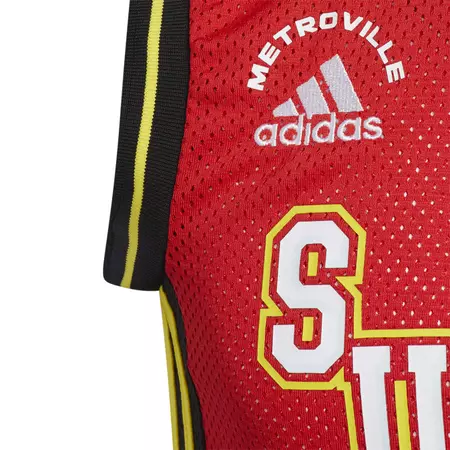 Adidas Kids Basketball Disney Pixar Metroville Tank Top "Vivid Red"