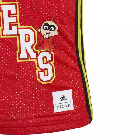 Adidas Kids Basketball Disney Pixar Metroville Tank Top "Vivid Red"