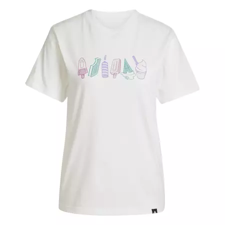 Adidas Lounge Food Graphic T-Shirt "White"