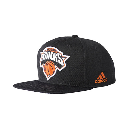 Adidas NBA Knicks Flap Cap (black/white/orange)