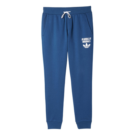 Adidas Origianls Regular Cuffed Track Pants "Corsages" (blue/white)