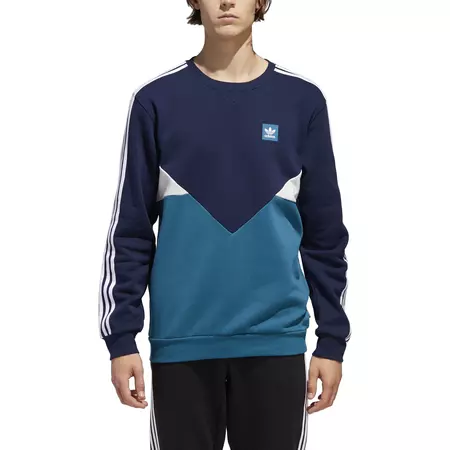 Adidas Originalas Premiere Crew "Navy/Real Teal/Pale Melange/White"