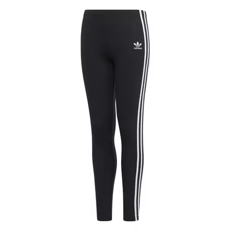 Adidas Originals Girls 3-Stripes Leggings