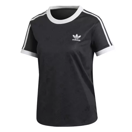 Adidas Originals 3 Stripes Jacquard Tee W