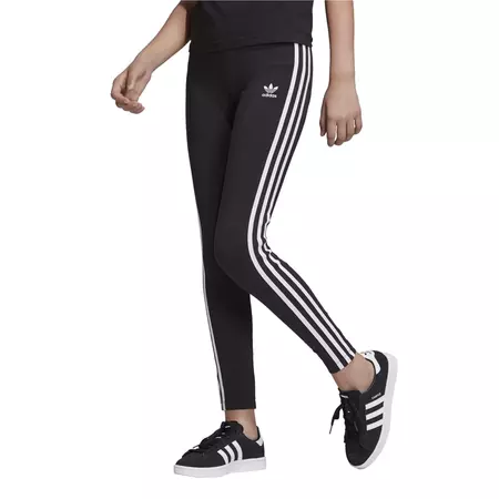 Adidas Originals Girls 3-Stripes Leggings