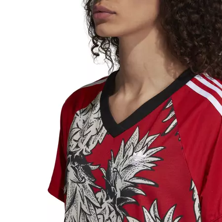 Adidas Originals 3-Stripes Tee "Tropical Pineapple Fruit"