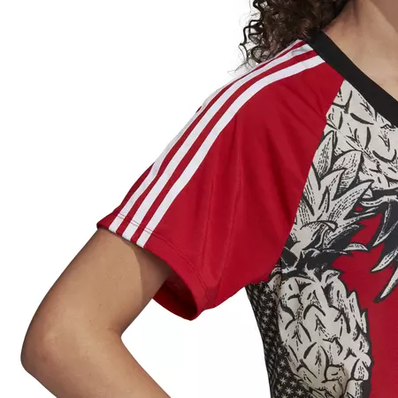 Adidas Originals 3-Stripes Tee "Tropical Pineapple Fruit"