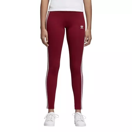 Adidas Originals 3 Stripes Tight (Collegiate Burgundy)