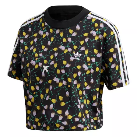 Adidas Originals Allover Print Crop Top